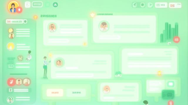 Social gaming platform interface with leaderboards and chat